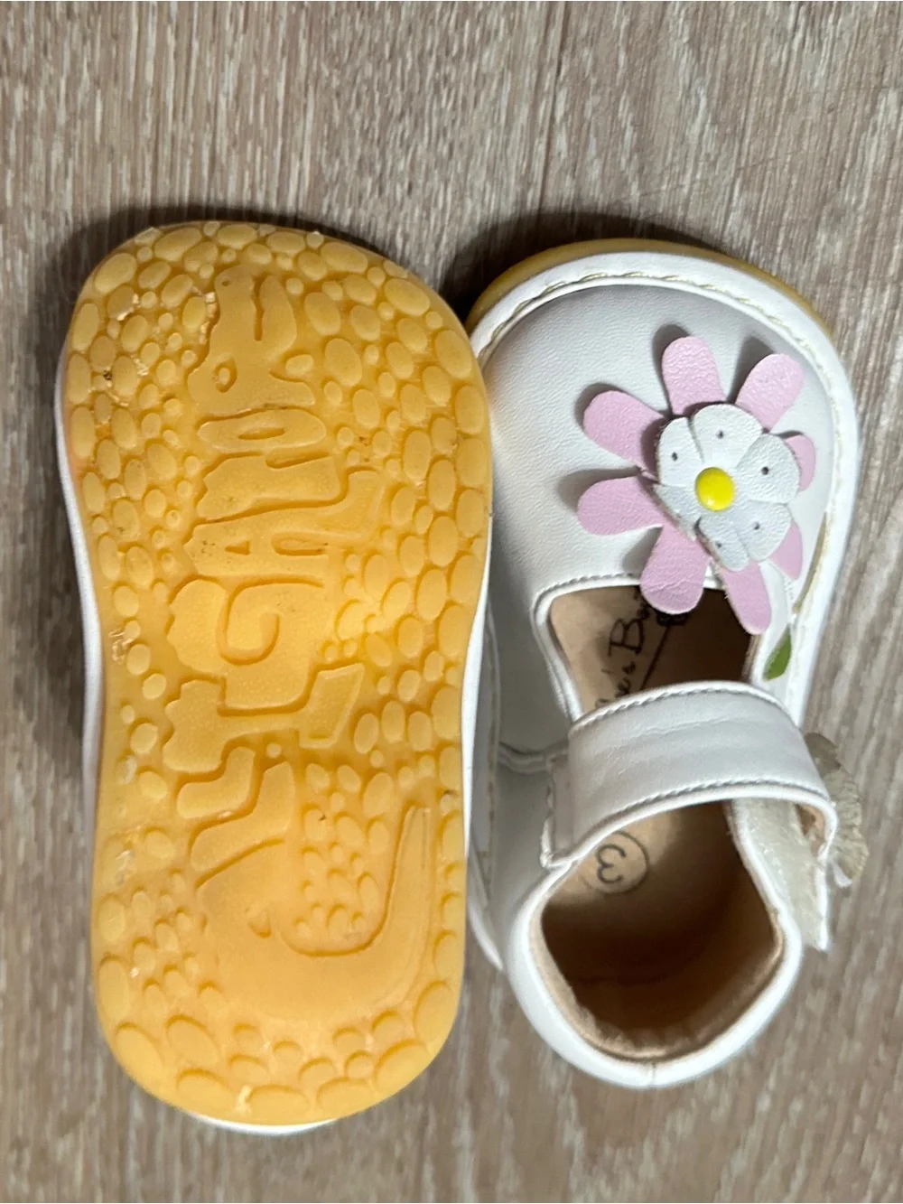 Girls Toddler Indant Size 3 Little Mae's Boutique Mary Jane Shoes pink  flower